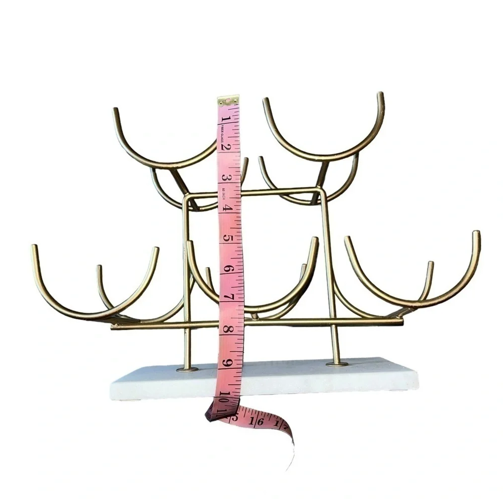 Gold Marble Terrazzo Wine Rack